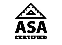 ASA certification seal, only for ASA certified home inspectors